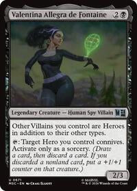 Valentina Allegra de Fontaine (671) [Commander: Marvel Super Heroes]