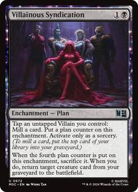 Villainous Syndication (672) [Commander: Marvel Super Heroes]