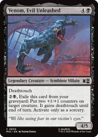 Venom, Evil Unleashed (800) [Commander: Marvel Super Heroes]