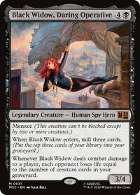 Black Widow, Daring Operative (831) [Commander: Marvel Super Heroes]