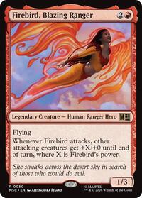 Firebird, Blazing Ranger (50) [Commander: Marvel Super Heroes]