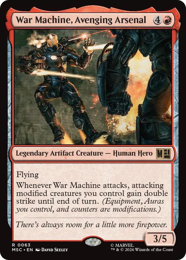 War Machine, Avenging Arsenal (63) [Commander: Marvel Super Heroes]