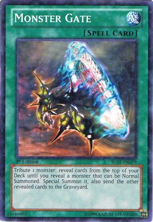 Monster Gate (Starfoil) (BP01-EN079) - Battle Pack: Epic Dawn 1st Edition