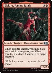 Elektra, Femme Fatale (687) [Commander: Marvel Super Heroes]