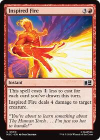 Inspired Fire (690) [Commander: Marvel Super Heroes]