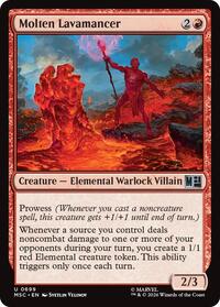 Molten Lavamancer (699) [Commander: Marvel Super Heroes]