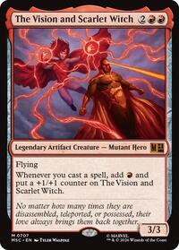 The Vision and Scarlet Witch (707) [Commander: Marvel Super Heroes]
