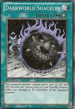 Darkworld Shackles (Starfoil) (BP01-EN083) [Battle Pack: Epic Dawn]