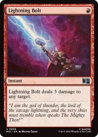 Lightning Bolt (806) [Commander: Marvel Super Heroes]