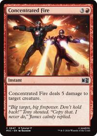 Concentrated Fire (0847) (847) [Commander: Marvel Super Heroes]