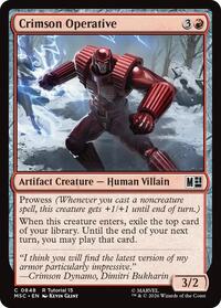 Crimson Operative (848) [Commander: Marvel Super Heroes]