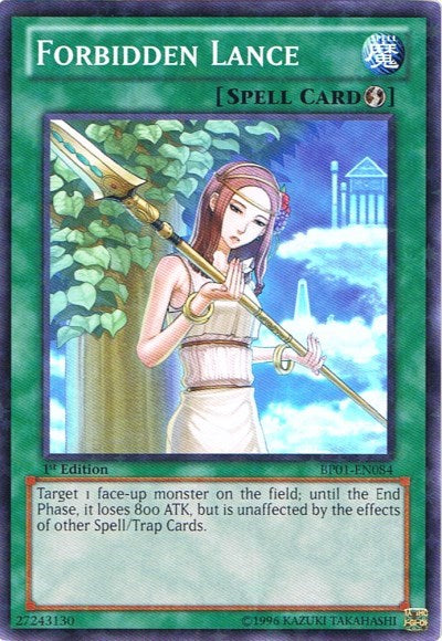 Forbidden Lance (Starfoil) (BP01-EN084) [Battle Pack: Epic Dawn]
