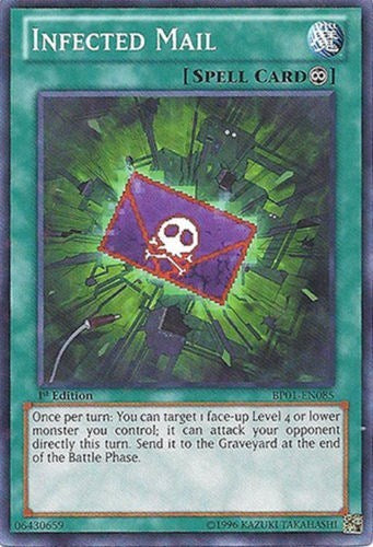 Infected Mail (Starfoil) (BP01-EN085) [Battle Pack: Epic Dawn]