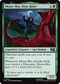 Moon-Boy, Dino Rider (563) [Commander: Marvel Super Heroes]