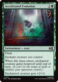 Accelerated Evolution (711) [Commander: Marvel Super Heroes]