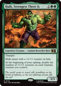 Hulk, Strongest There Is (724) [Commander: Marvel Super Heroes]