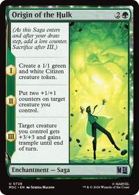 Origin of the Hulk (728) [Commander: Marvel Super Heroes]