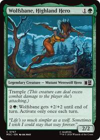 Wolfsbane, Highland Hero (767) [Commander: Marvel Super Heroes]