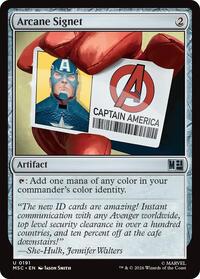 Arcane Signet (0191) (191) [Commander: Marvel Super Heroes]