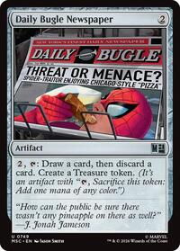 Daily Bugle Newspaper (749) [Commander: Marvel Super Heroes]