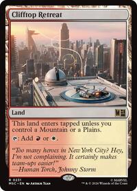 Clifftop Retreat (231) [Commander: Marvel Super Heroes]