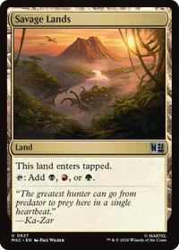 Savage Lands (827) [Commander: Marvel Super Heroes]