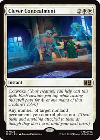 Clever Concealment (Surge Foil) (125) [Commander: Marvel Super Heroes]