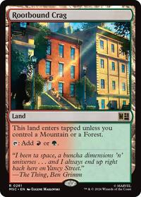 Rootbound Crag (261) [Commander: Marvel Super Heroes]