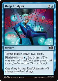 Deep Analysis (149) [Commander: Marvel Super Heroes]