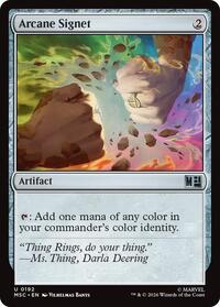 Arcane Signet (0192) (Surge Foil) (192) [Commander: Marvel Super Heroes]
