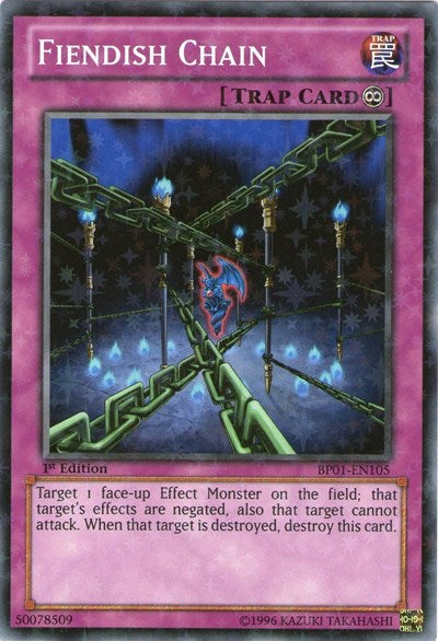 Fiendish Chain (Starfoil) (BP01-EN105) [Battle Pack: Epic Dawn]