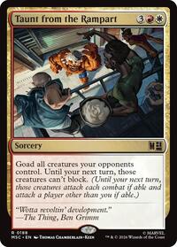 Taunt from the Rampart (188) [Commander: Marvel Super Heroes]