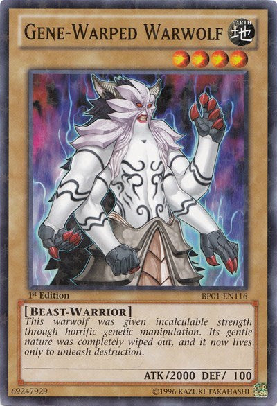 Gene-Warped Warwolf (Starfoil) (BP01-EN116) [Battle Pack: Epic Dawn]