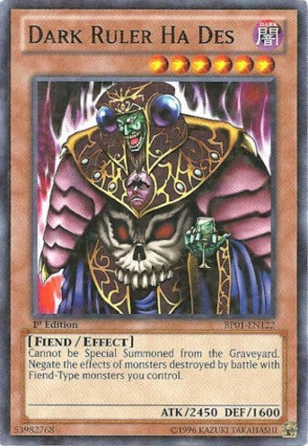 Dark Ruler Ha Des (Starfoil) (BP01-EN122) [Battle Pack: Epic Dawn]