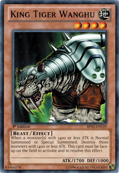 King Tiger Wanghu (Starfoil) (BP01-EN129) [Battle Pack: Epic Dawn]