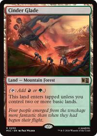Cinder Glade (230) [Commander: Marvel Super Heroes]