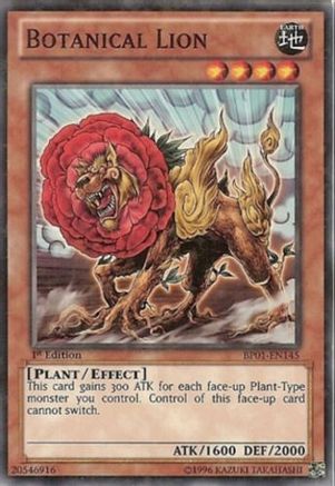 Botanical Lion (Starfoil) (BP01-EN145) - Battle Pack: Epic Dawn Unlimited