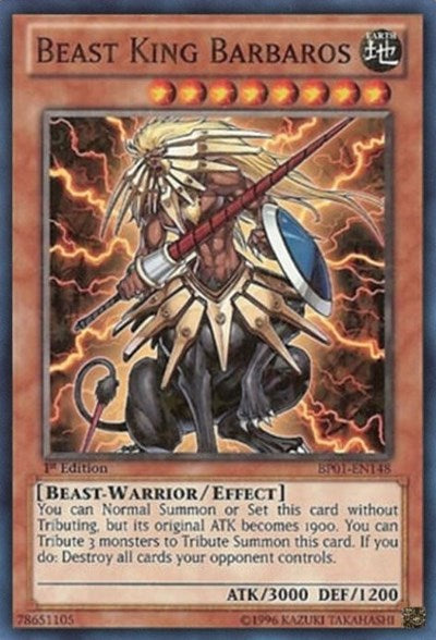 Beast King Barbaros (Starfoil) (BP01-EN148) [Battle Pack: Epic Dawn]
