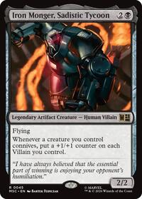 Iron Monger, Sadistic Tycoon (45) [Commander: Marvel Super Heroes]