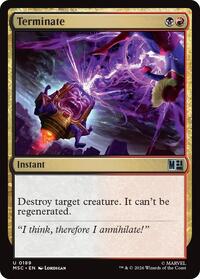 Terminate (189) [Commander: Marvel Super Heroes]