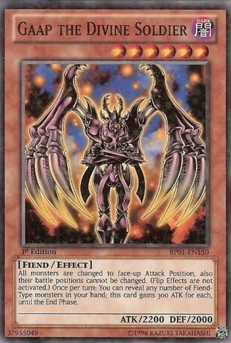 Gaap the Divine Soldier (Starfoil) (BP01-EN150) [Battle Pack: Epic Dawn]