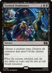 Kindred Dominance (Surge Foil) (156) [Commander: Marvel Super Heroes]