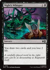 Night's Whisper (158) [Commander: Marvel Super Heroes]