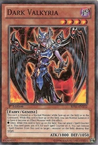 Dark Valkyria (Starfoil) (BP01-EN152) [Battle Pack: Epic Dawn]
