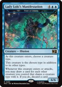 Lady Loki's Manifestation - Titan of Littjara (280) [Commander: Marvel Super Heroes]