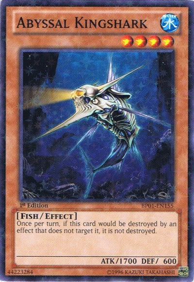 Abyssal Kingshark (Starfoil) (BP01-EN155) [Battle Pack: Epic Dawn]