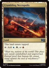 Crumbling Necropolis (237) [Commander: Marvel Super Heroes]