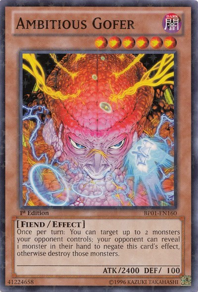 Ambitious Gofer (Starfoil) (BP01-EN160) [Battle Pack: Epic Dawn]