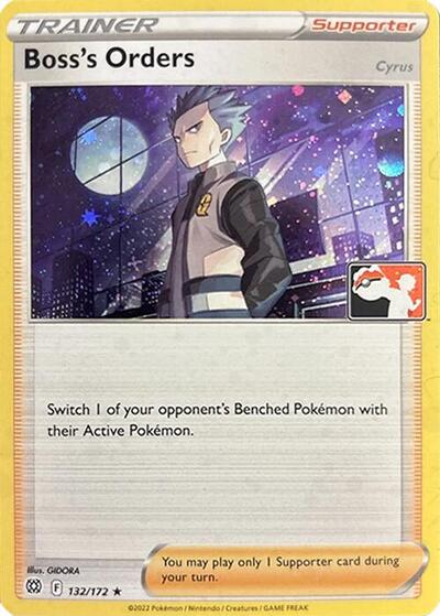 Boss's Orders [Cyrus] - 132/172 (Cosmos Holo) (132/172) [Prize Pack Series Cards]