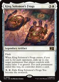 King Solomon's Frogs (20) [Commander: Marvel Super Heroes]